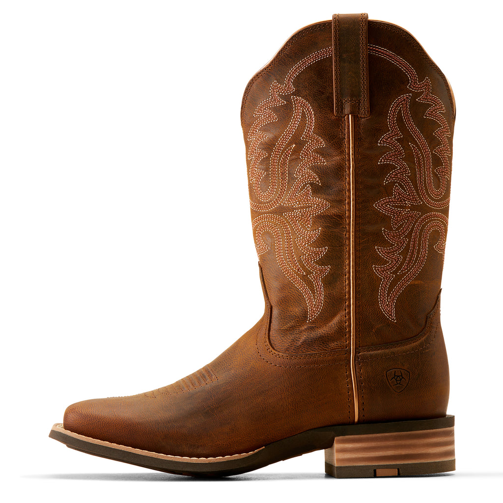 Ariat Olena Femme – Sassy Brown (Botte Western Bout Carré Large)