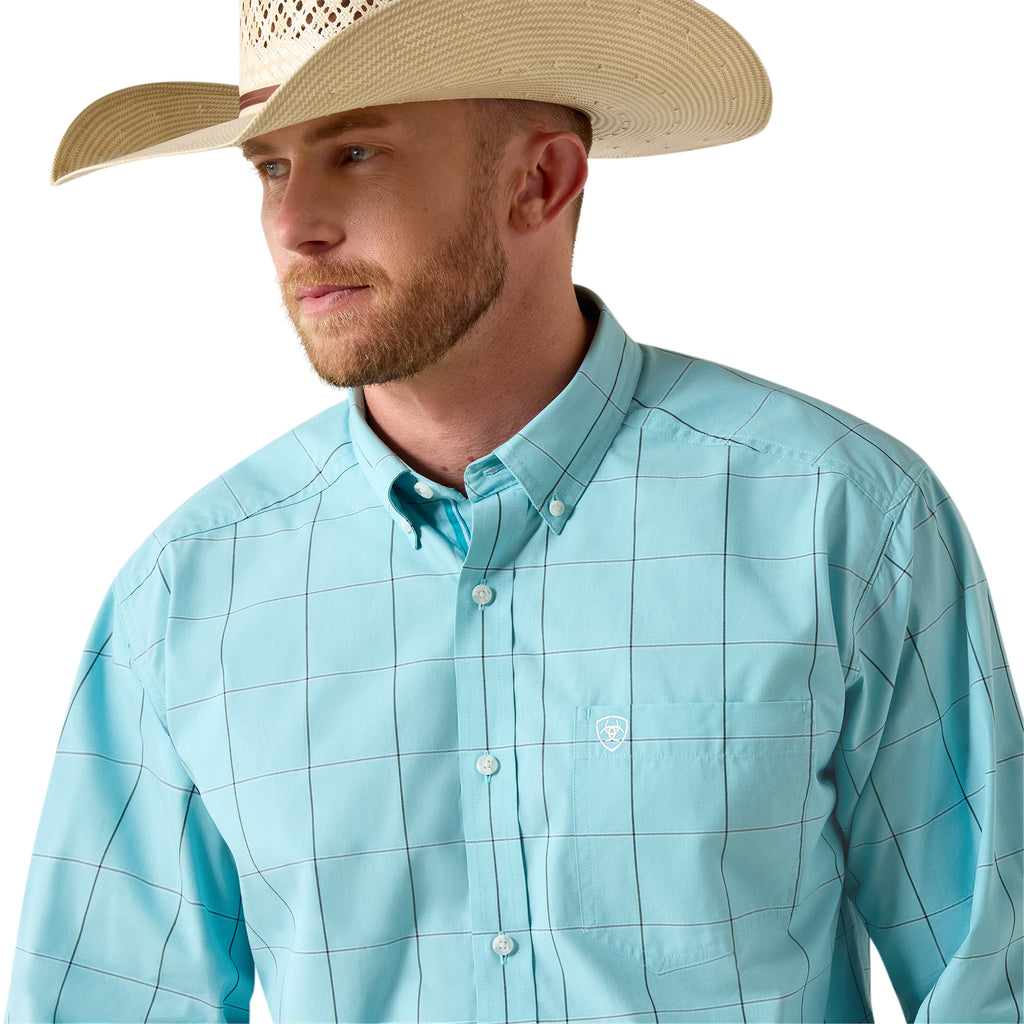 Chemise Ariat Homme – Pro Series Platt Blue Elixir Plaid