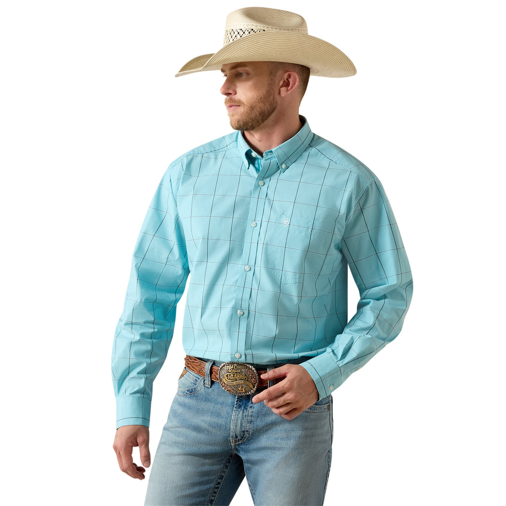 Chemise Ariat Homme – Pro Series Platt Blue Elixir Plaid