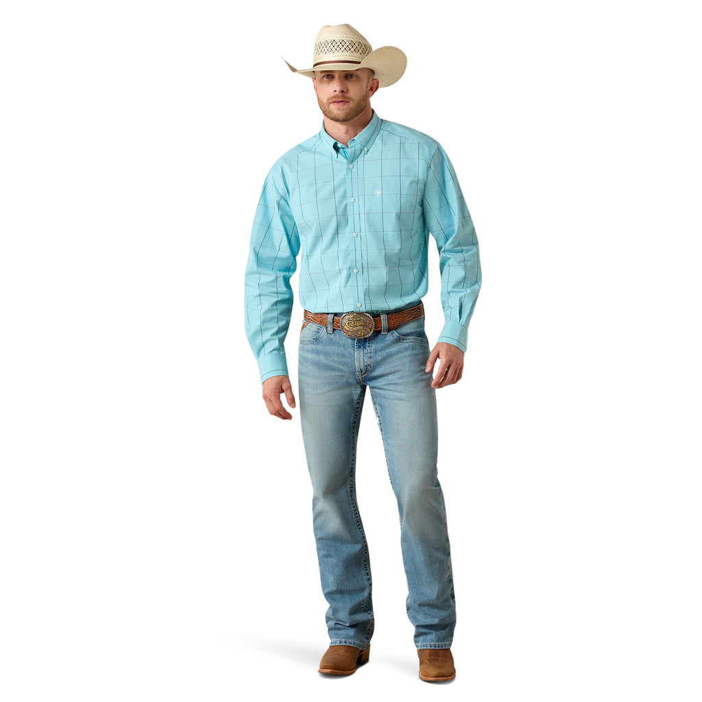 Chemise Ariat Homme – Pro Series Platt Blue Elixir Plaid
