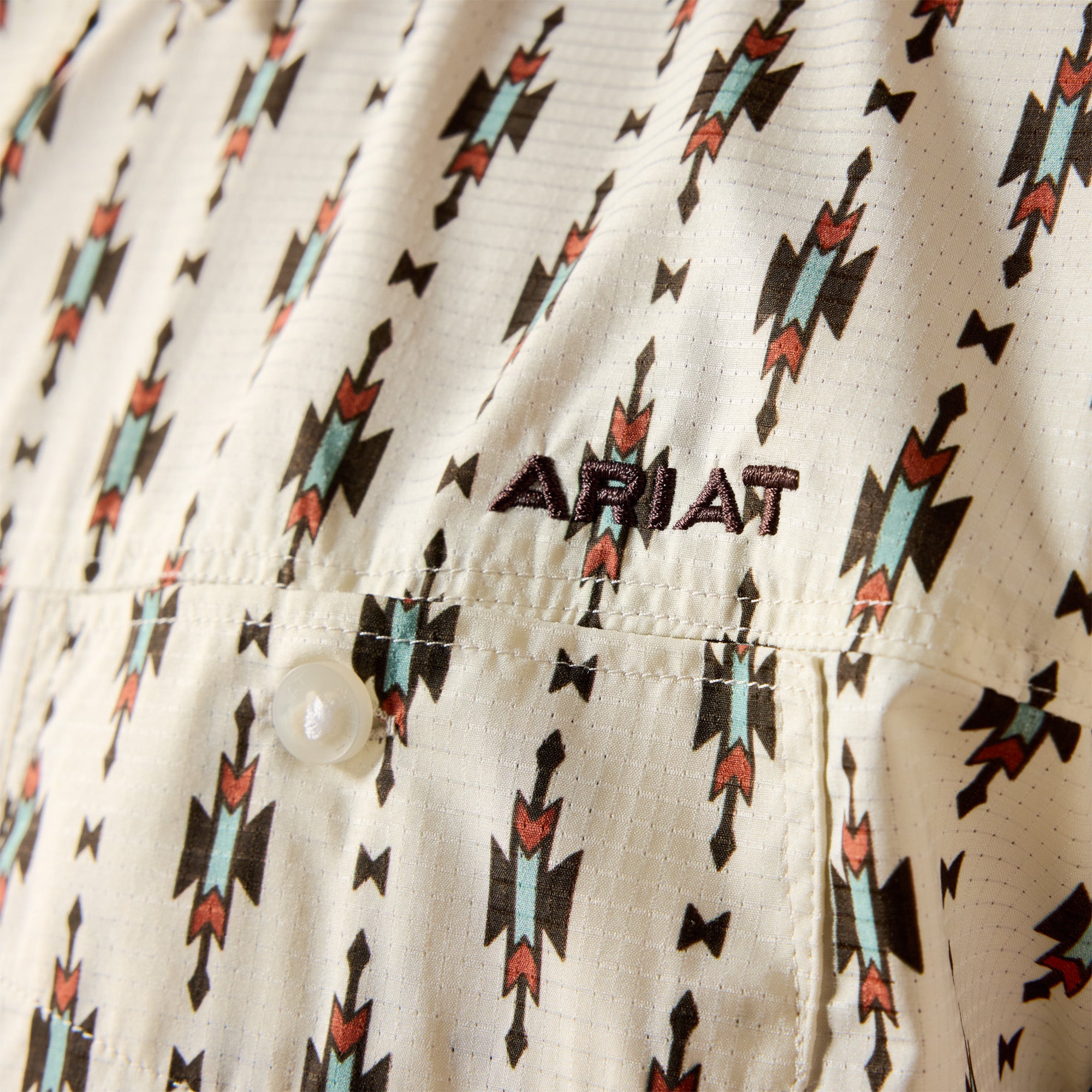 Chemise Ariat Homme – Printed 360 Airflow Classic Fit Sandshell