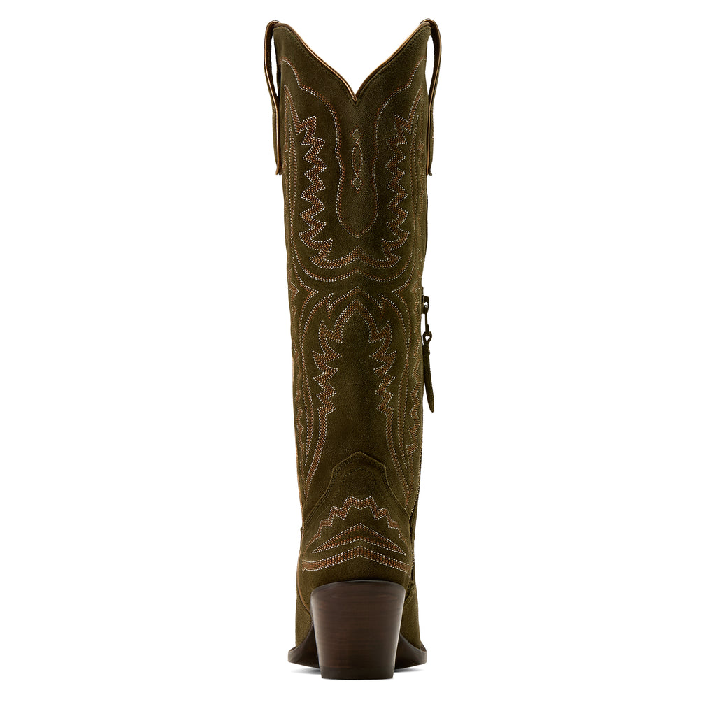 Ariat Casanova Femme – Soft Olive Suede (Botte Western Tige Haute)