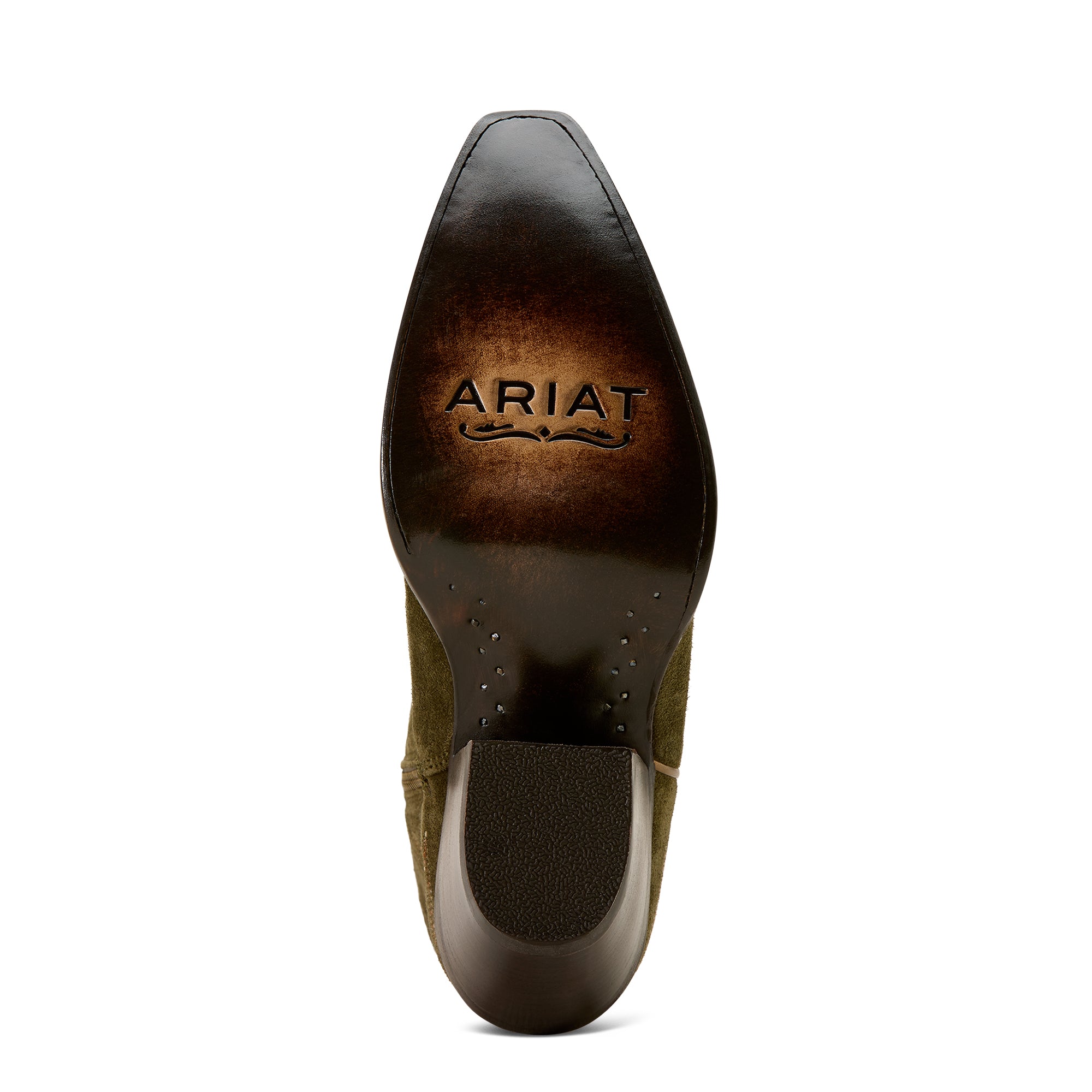 Ariat Casanova Femme – Soft Olive Suede (Botte Western Tige Haute)