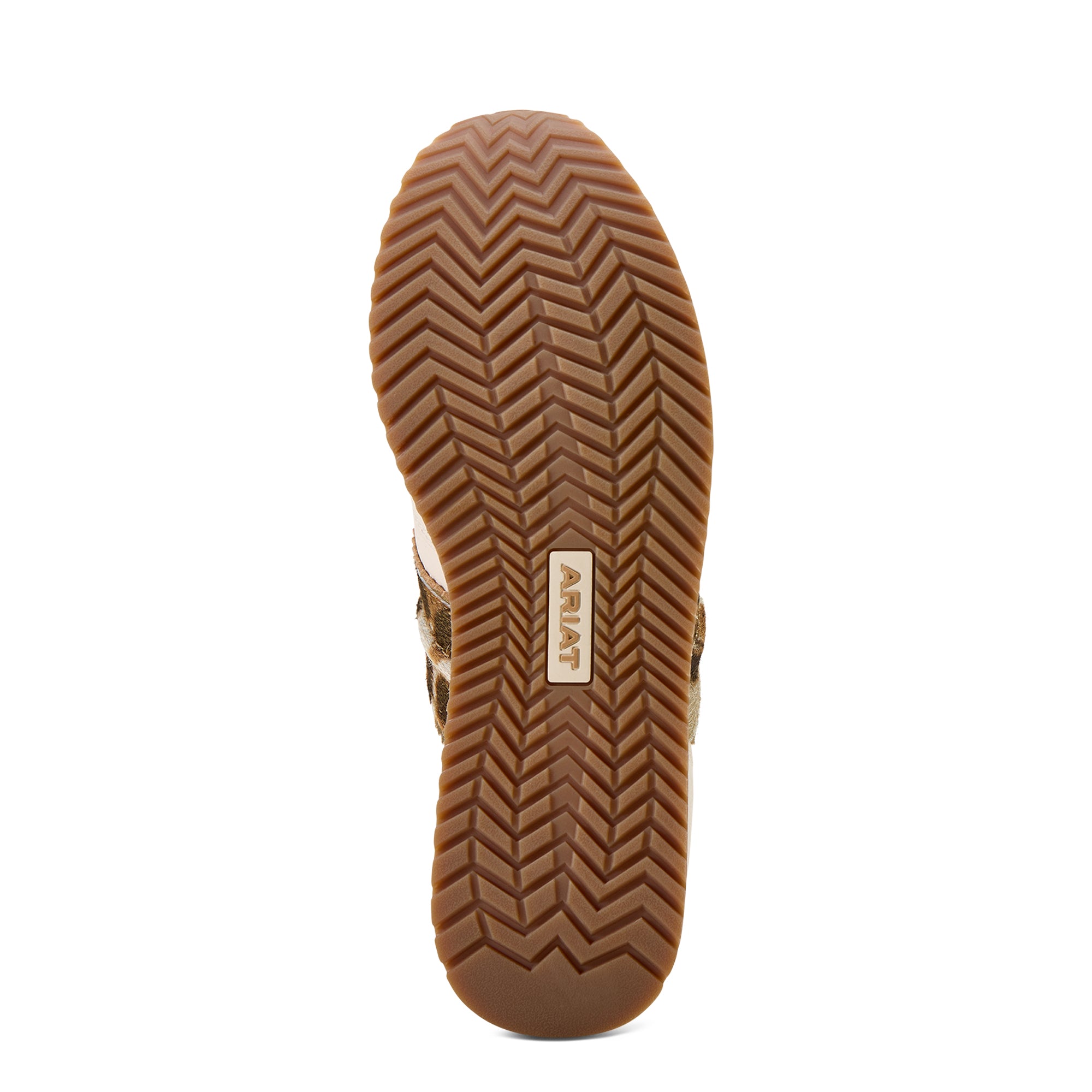 Ariat Ranch Runner Femme – Bright Cream / Gilded Leopard Hair-On