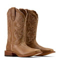 Ariat County Lane Femme – Natural Tan (Botte Western Bout Carré Large)