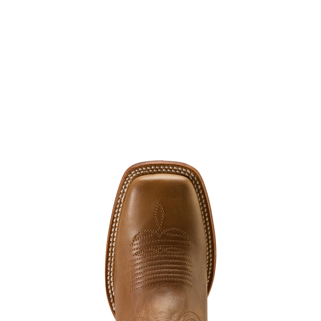 Ariat County Lane Femme – Natural Tan (Botte Western Bout Carré Large)