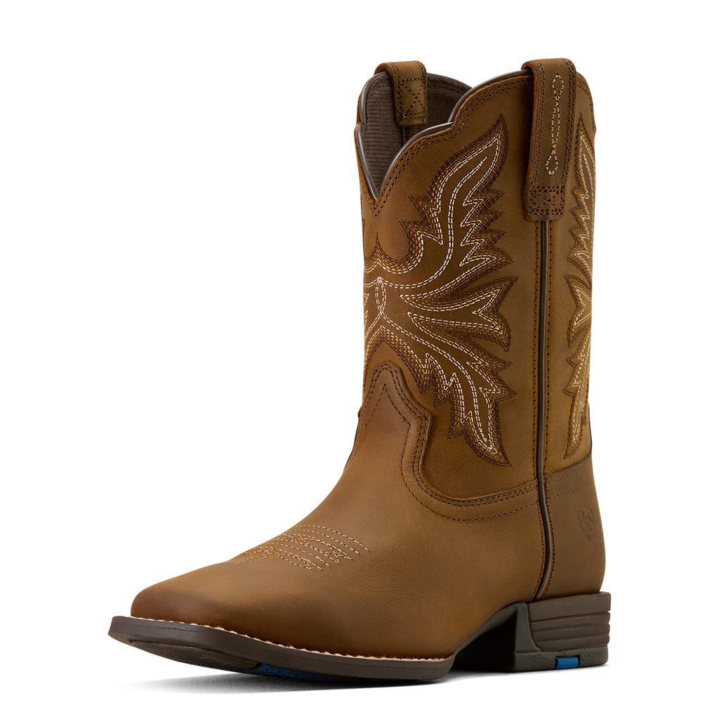 Botte Ariat Enfant – Westwood Distressed Brown (Bout carré large)