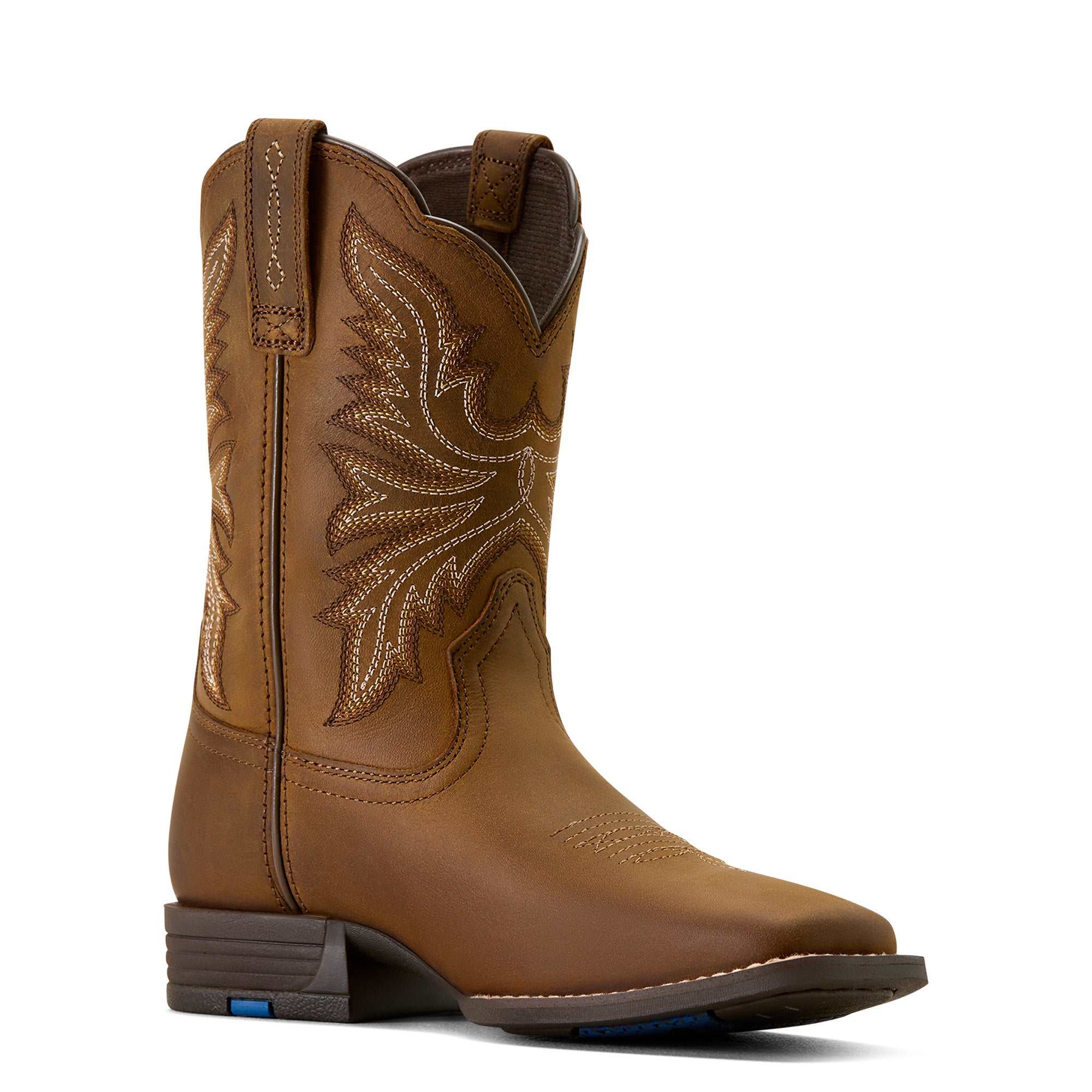 Botte Ariat Enfant – Westwood Distressed Brown (Bout carré large)