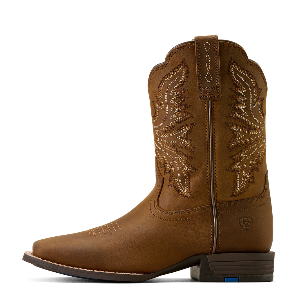 Botte Ariat Enfant – Westwood Distressed Brown (Bout carré large)