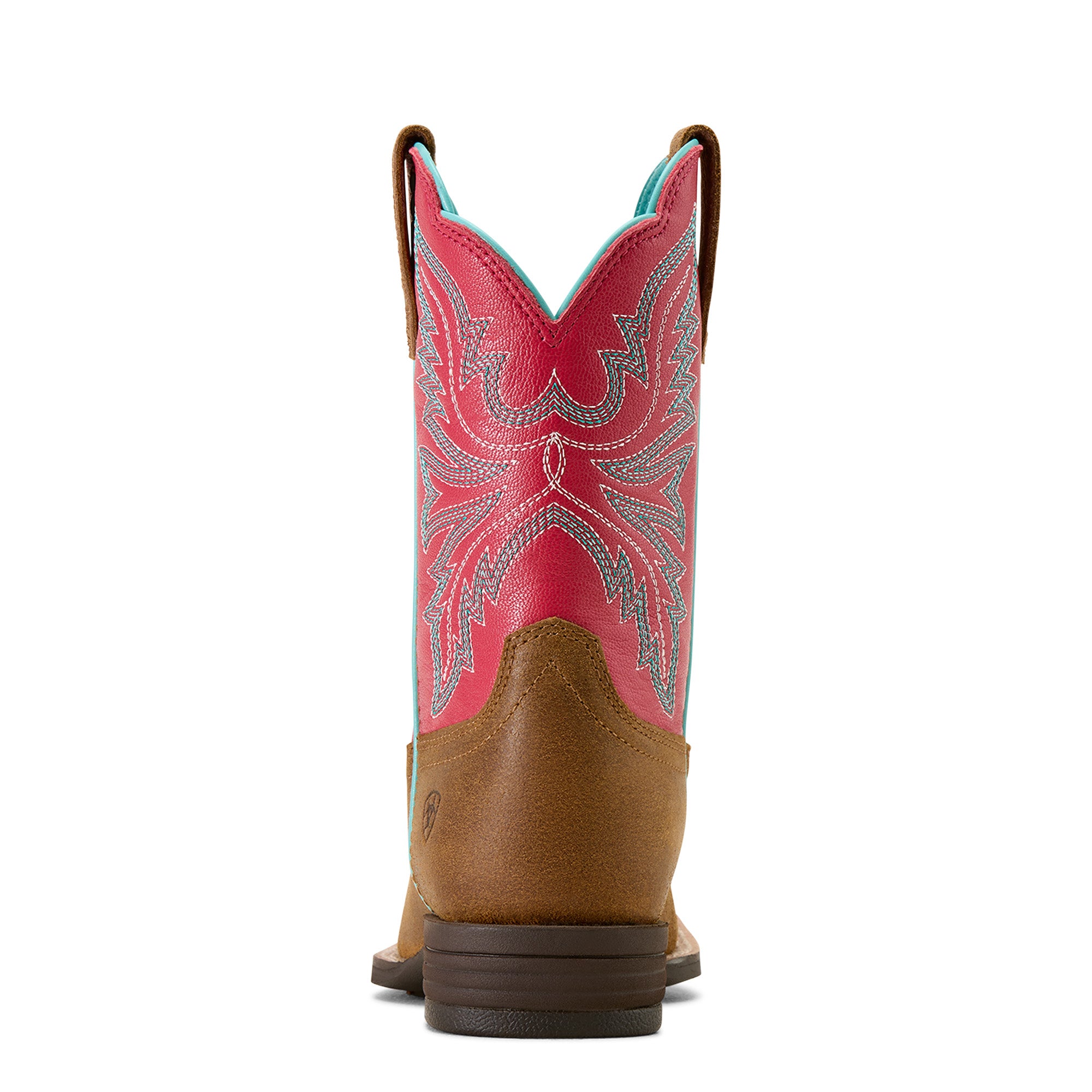 Botte Ariat Enfant – Westwood Wicker / Hot Pink (Bout carré large)