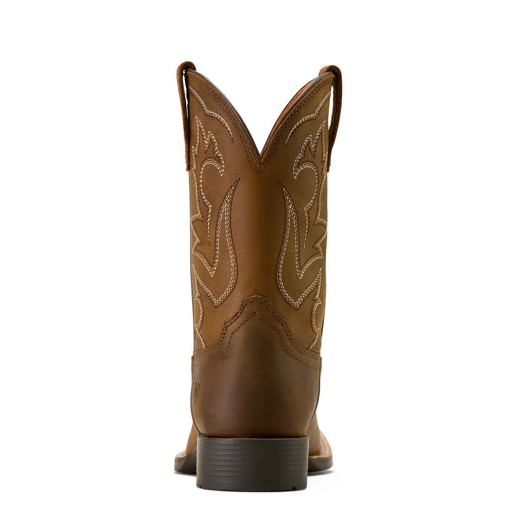 Botte Ariat Enfant – Deer Ridge Distressed Brown (Bout carré large)