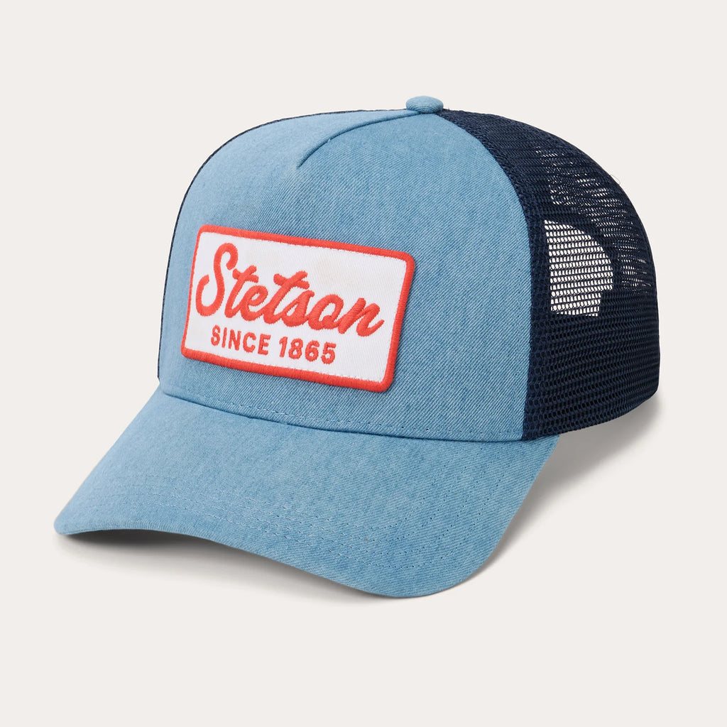 Casquette Trucker 1865 Washed Denim