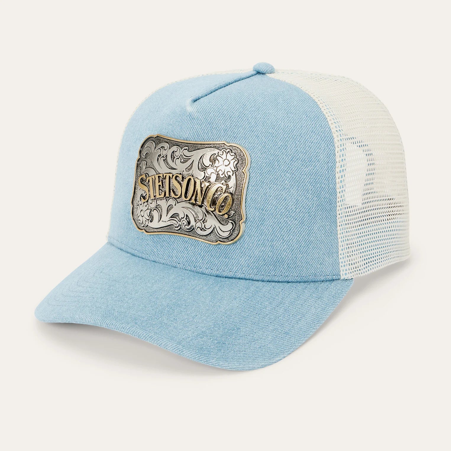 Casquette Trucker Denim Plaque