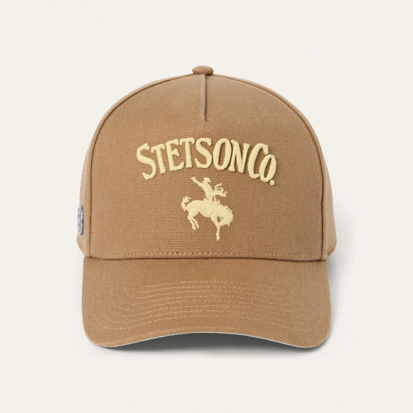 Black Canvas Rider Trucker Cap