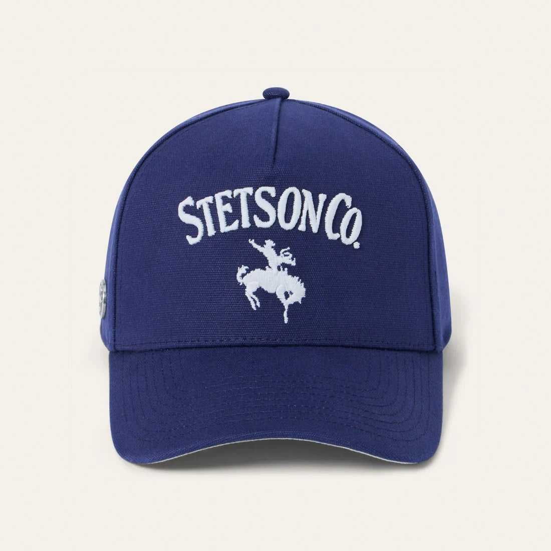Black Canvas Rider Trucker Cap