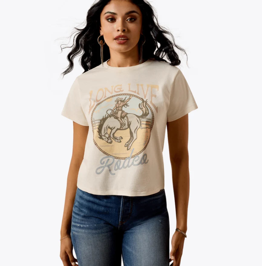 Ariat Long Live Rodeo T-Shirt – Femme