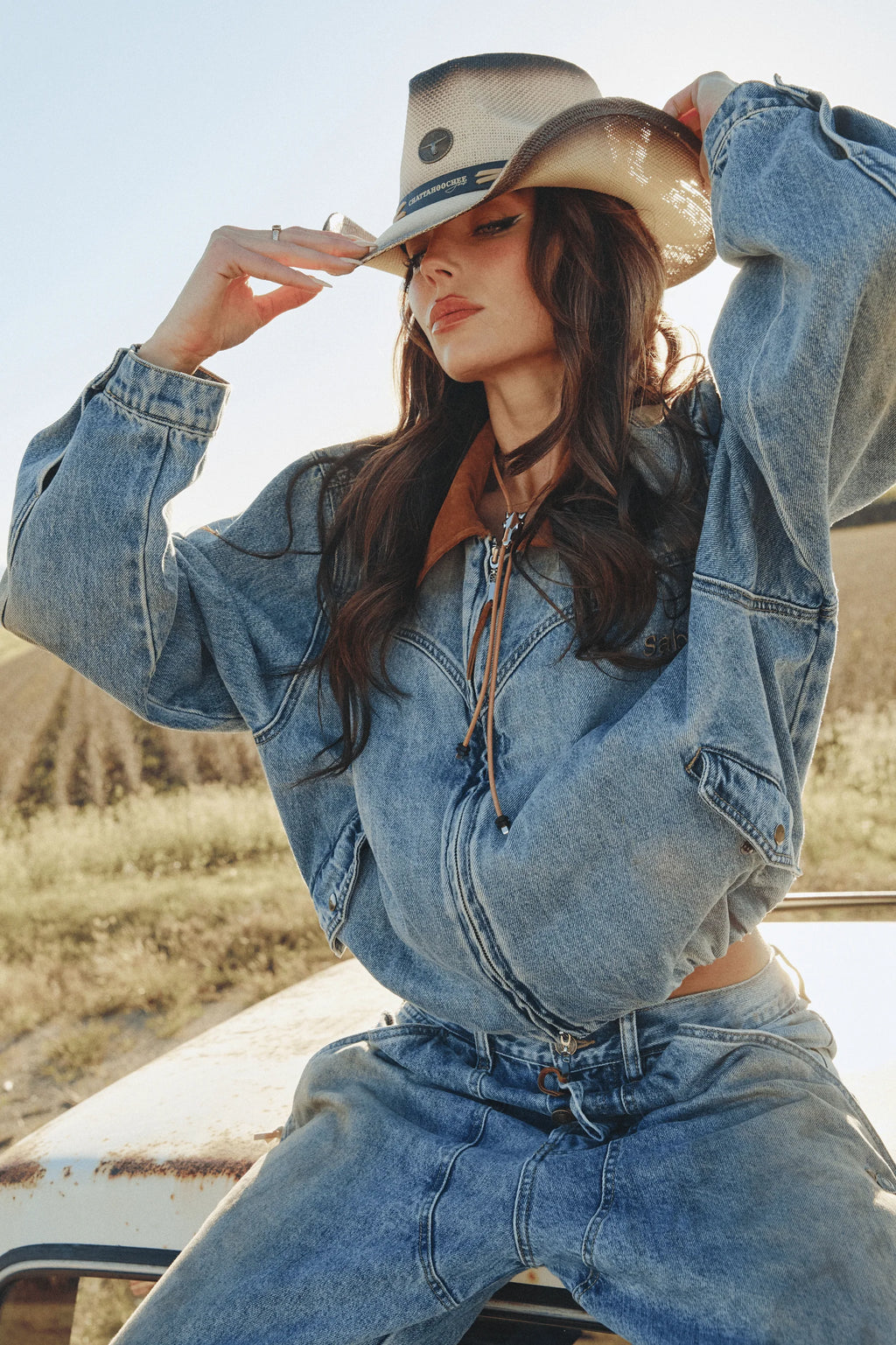 Veste en denim True Grit