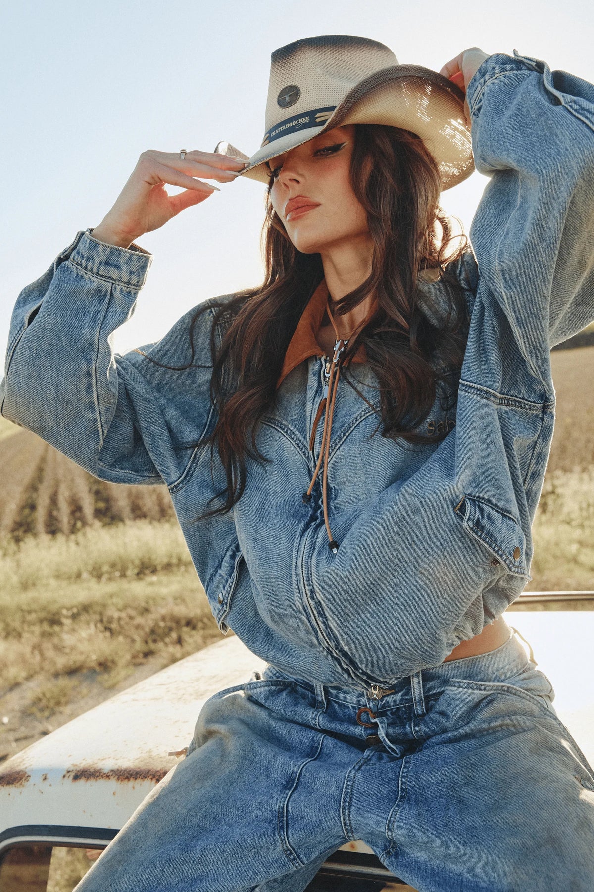 Veste en denim True Grit