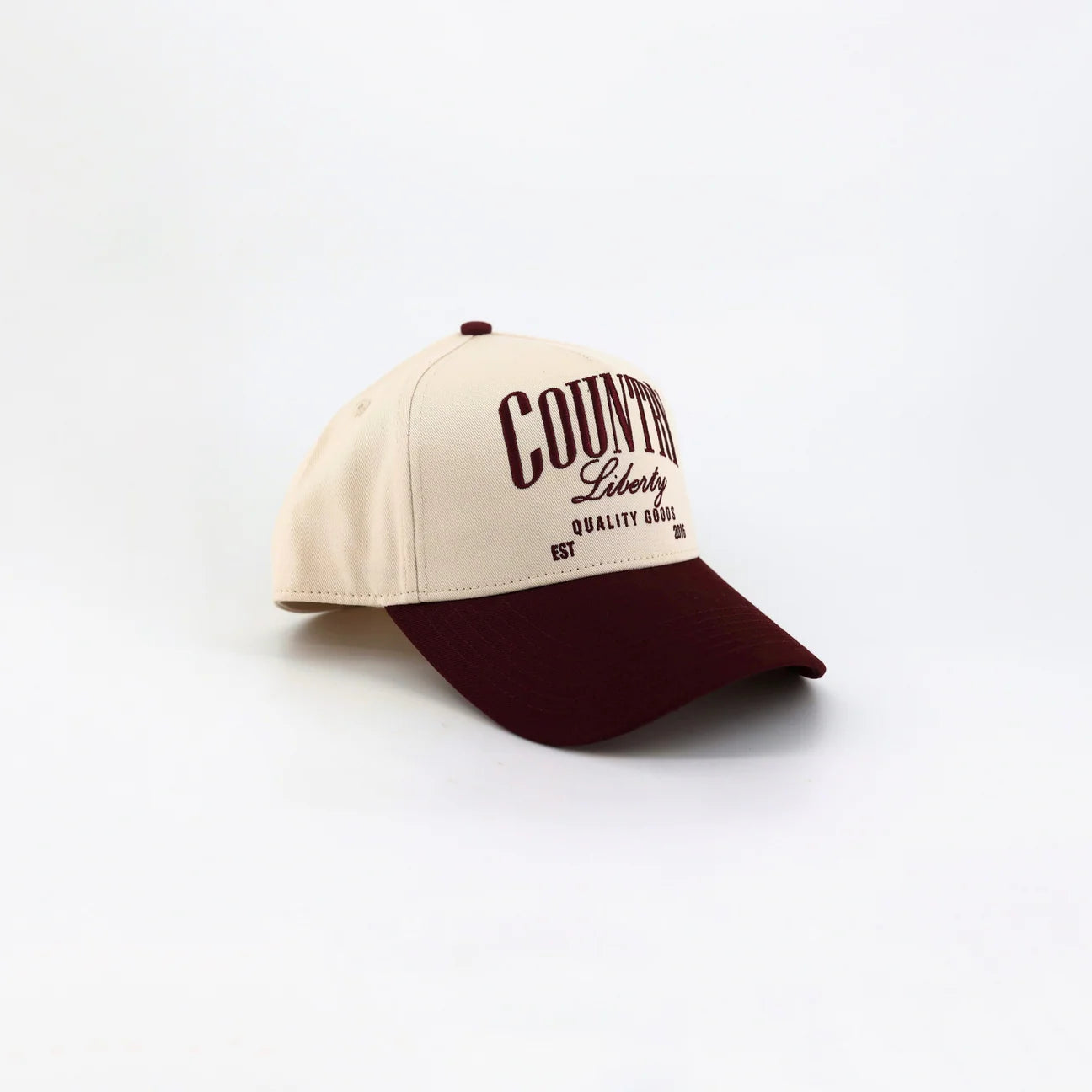 Cream and Camo "Country Liberty Realtree" Cap