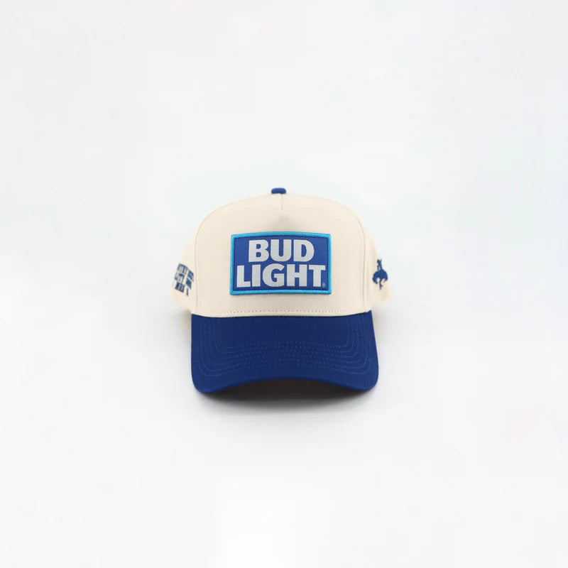 Casquette Bud Light bleue deux tons