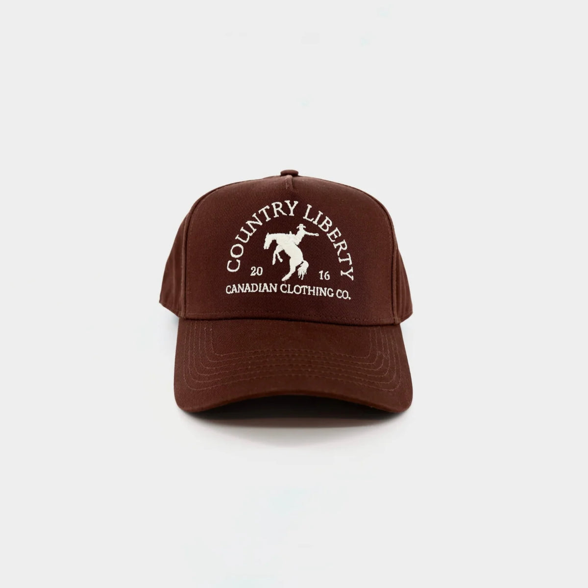 Casquette Cowboy Country Liberty – brun solide