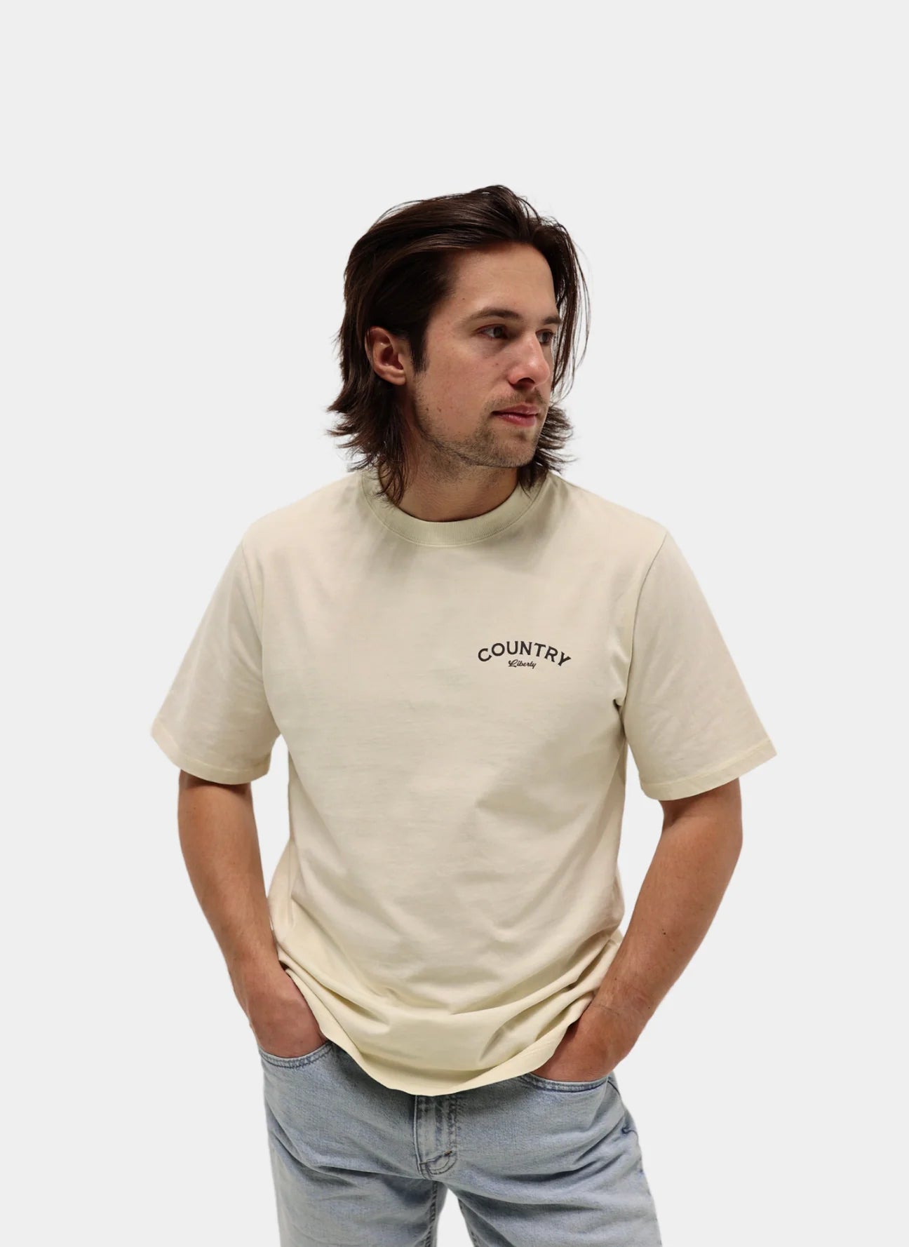 T-shirt natural Saddle