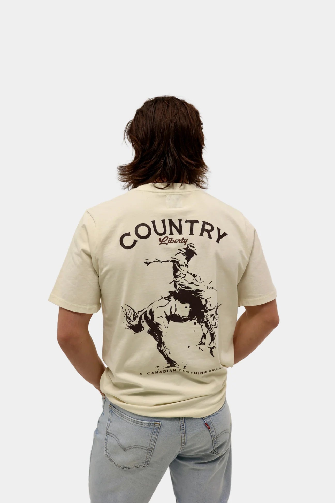 T-shirt natural Saddle