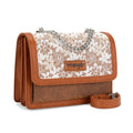 Sac à l’épaule Wrangler Chic Lace à chaîne – Brun