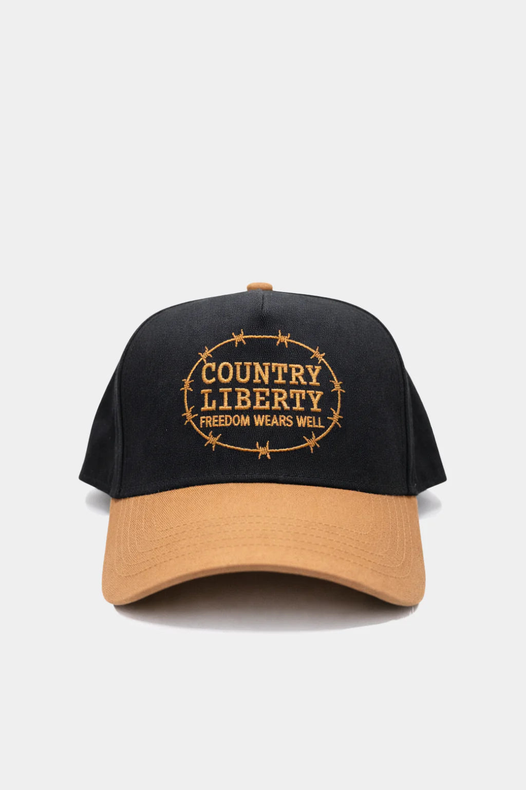 Cream and Camo "Country Liberty Realtree" Cap