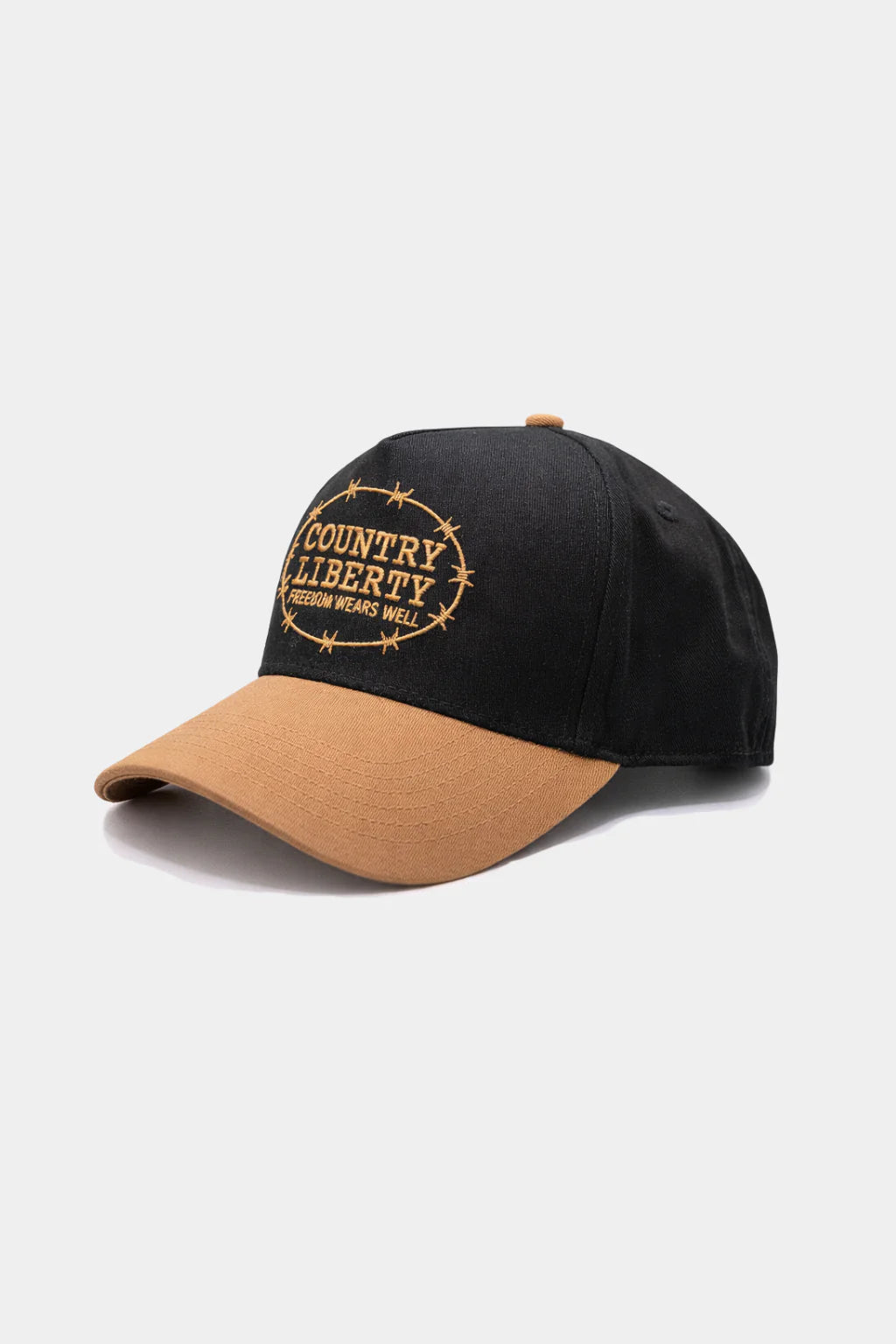 Cream and Camo "Country Liberty Realtree" Cap