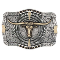 Boucle de ceinture Longhorn Rope Western