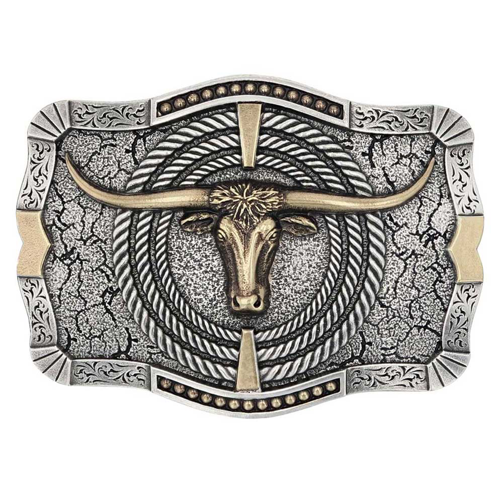 Boucle de ceinture Longhorn Rope Western