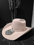 Chapeau de cowboy feutre laine crème