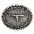boucle de ceinture Rustic Barbed Wire Longhorn
