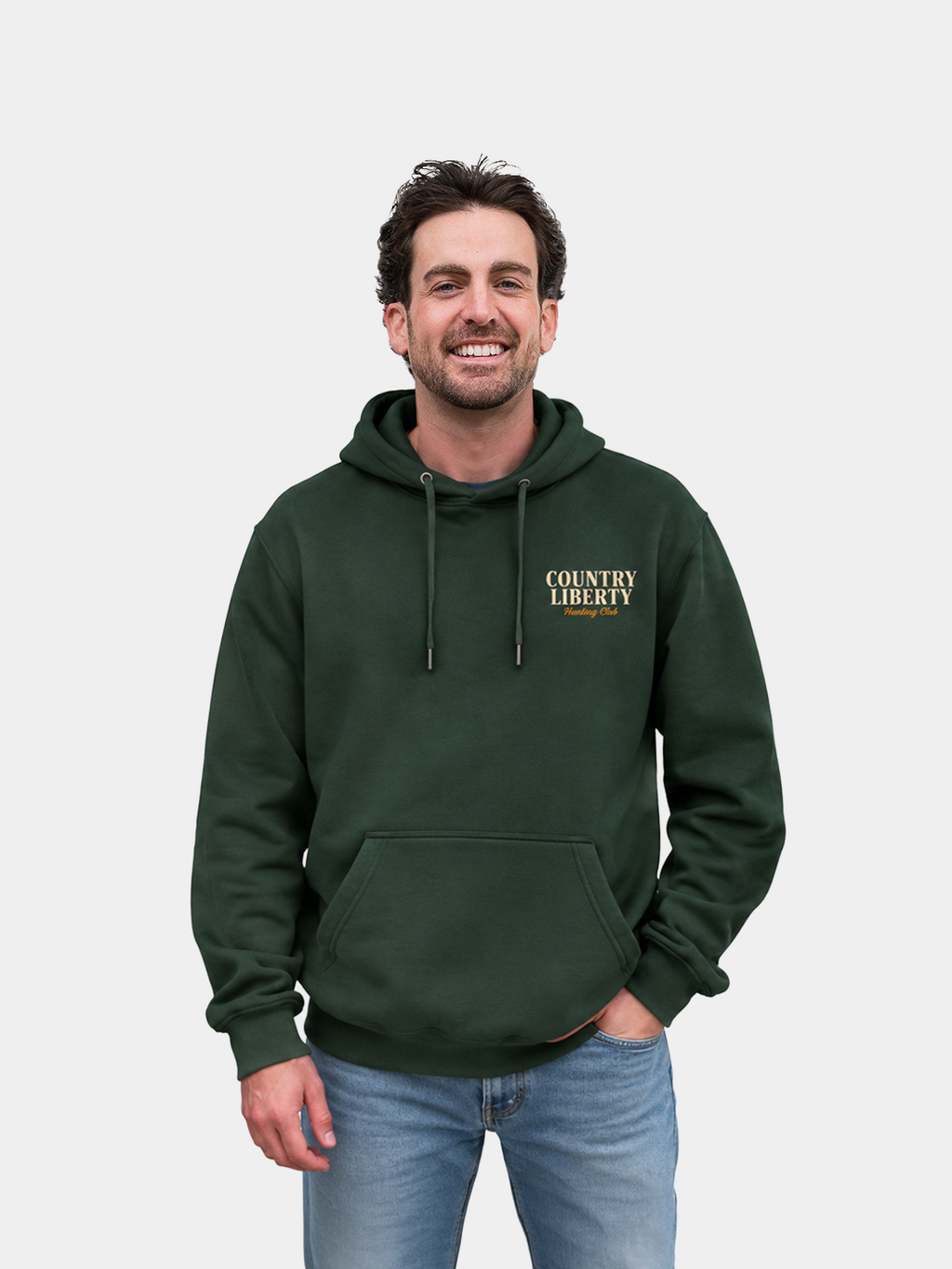 Forest Deer Hunting Club Hoodie – devant
