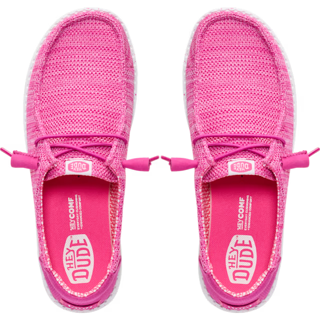 HEYDUDE Wendy Stretch Sox - Fuchsia Pink