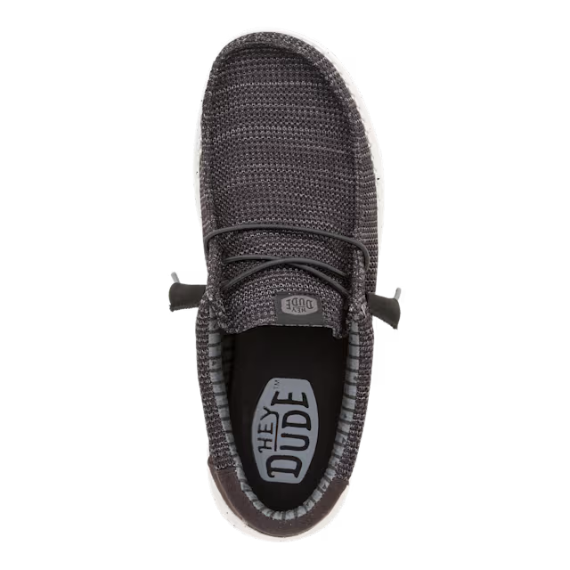 HEYDUDE Wally Stretch Sox - Black / White