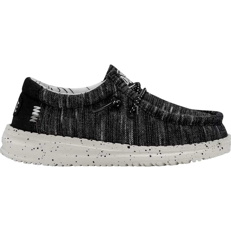 HEYDUDE Wally Toddler Stretch - Black