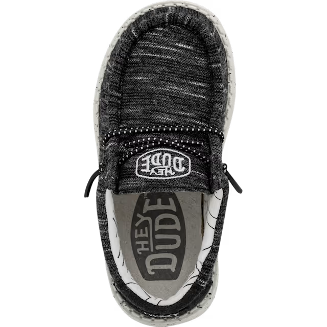 HEYDUDE Wally Toddler Stretch - Black