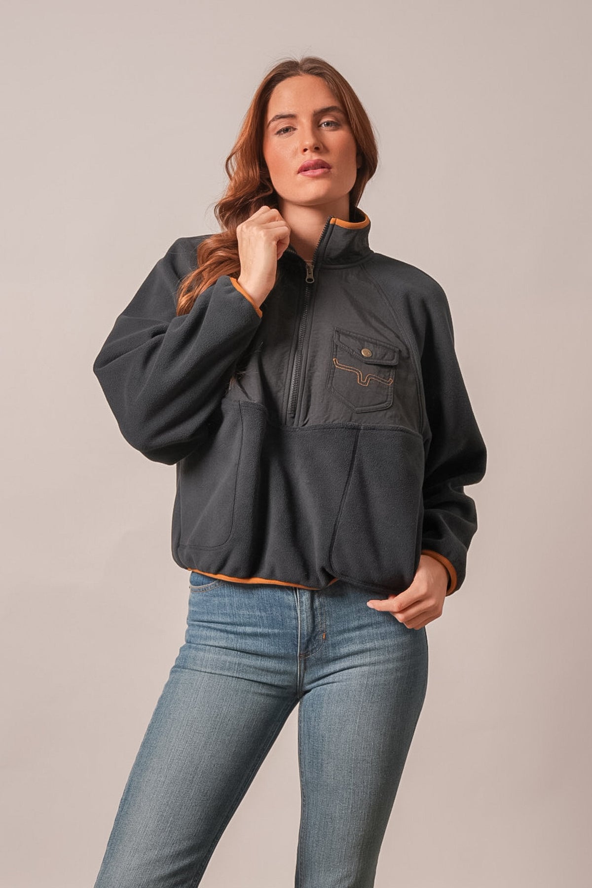 Chandail polaire demi-zip Indie Kimes Ranch pour femme - vue 2