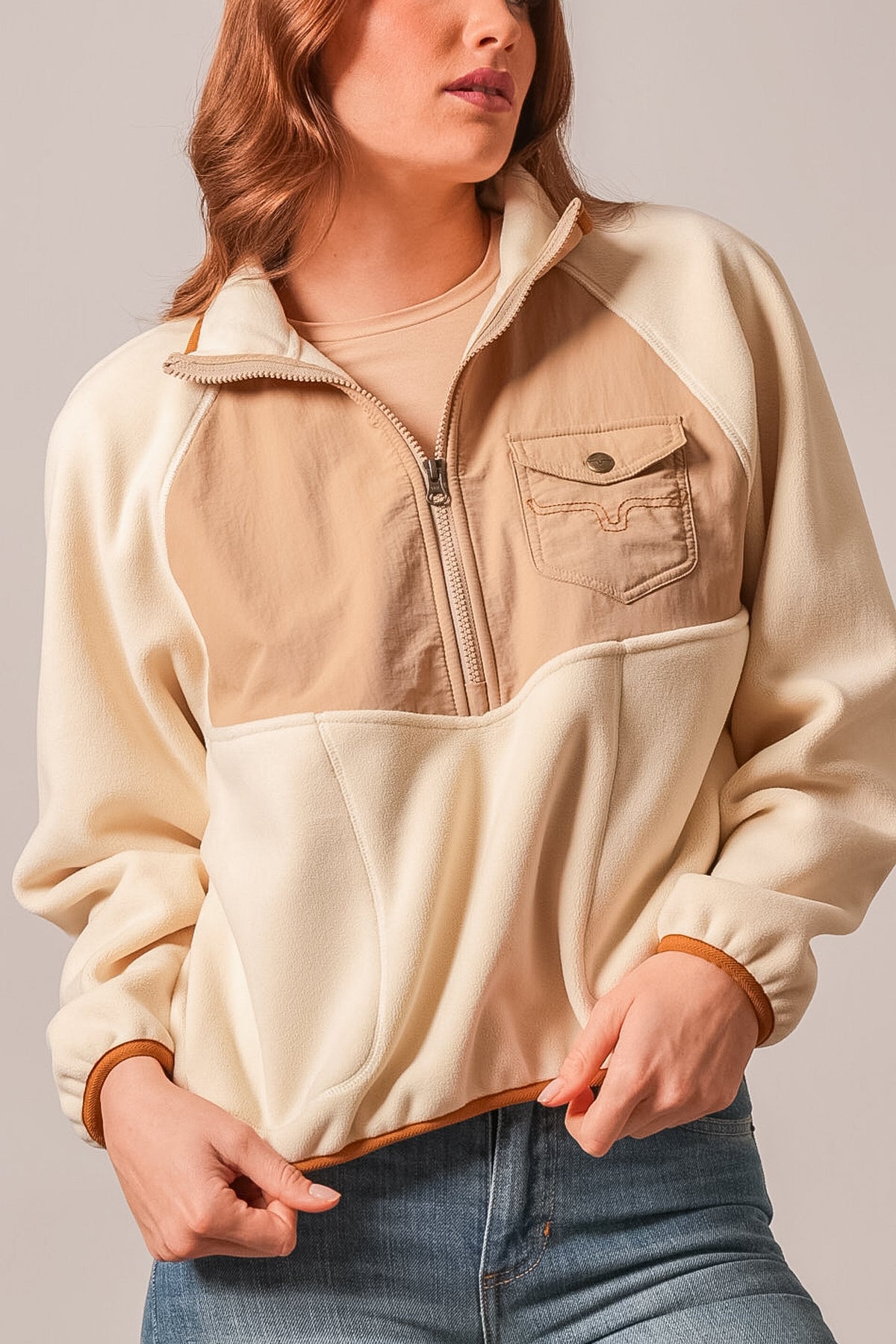 Chandail polaire demi-zip Indie Kimes Ranch pour femme - vue 1