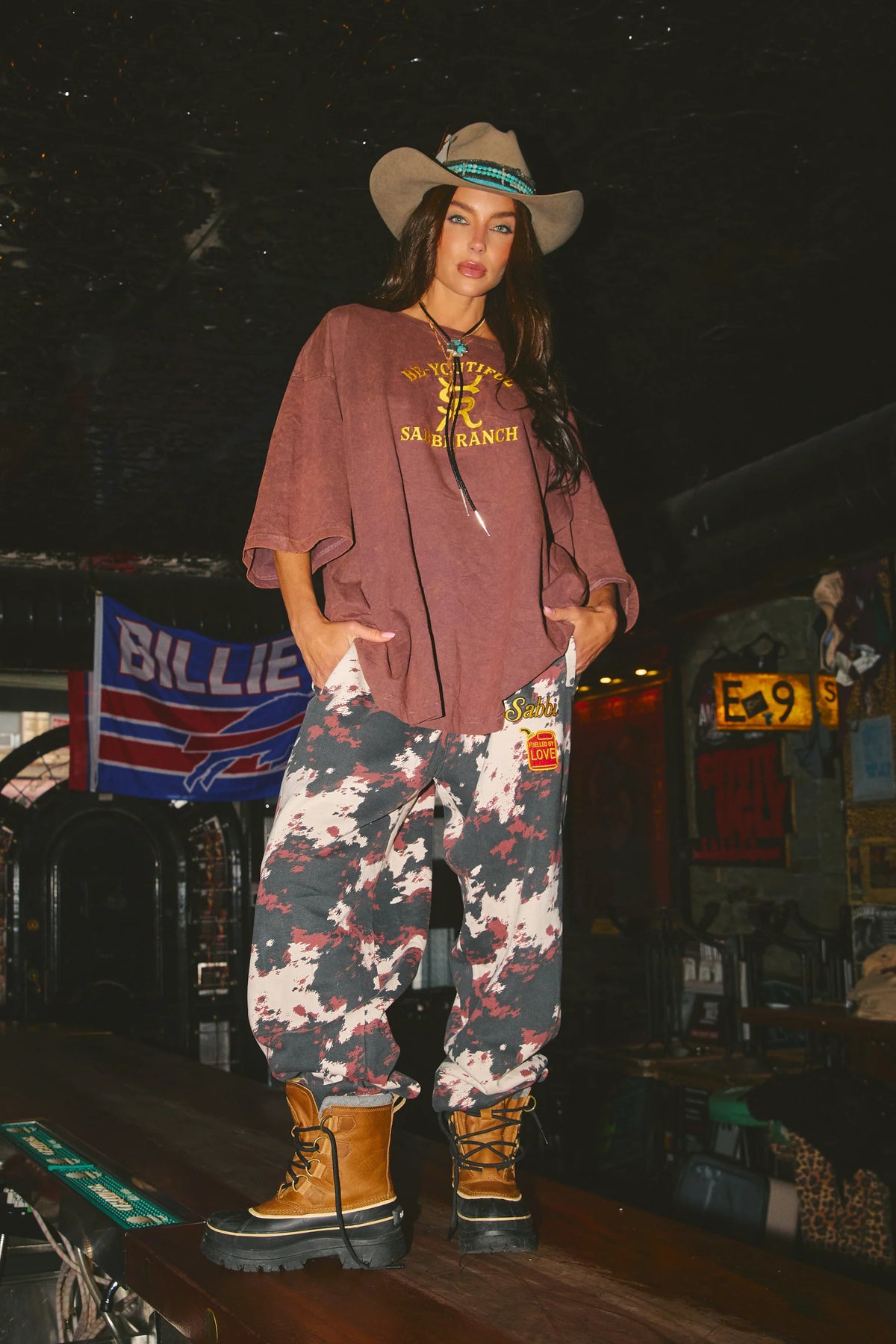 T-shirt Ranch – Brun