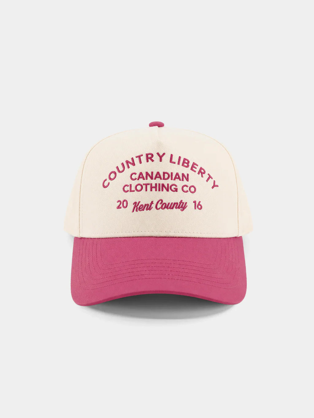 Casquette CCC – Naturel/Rose