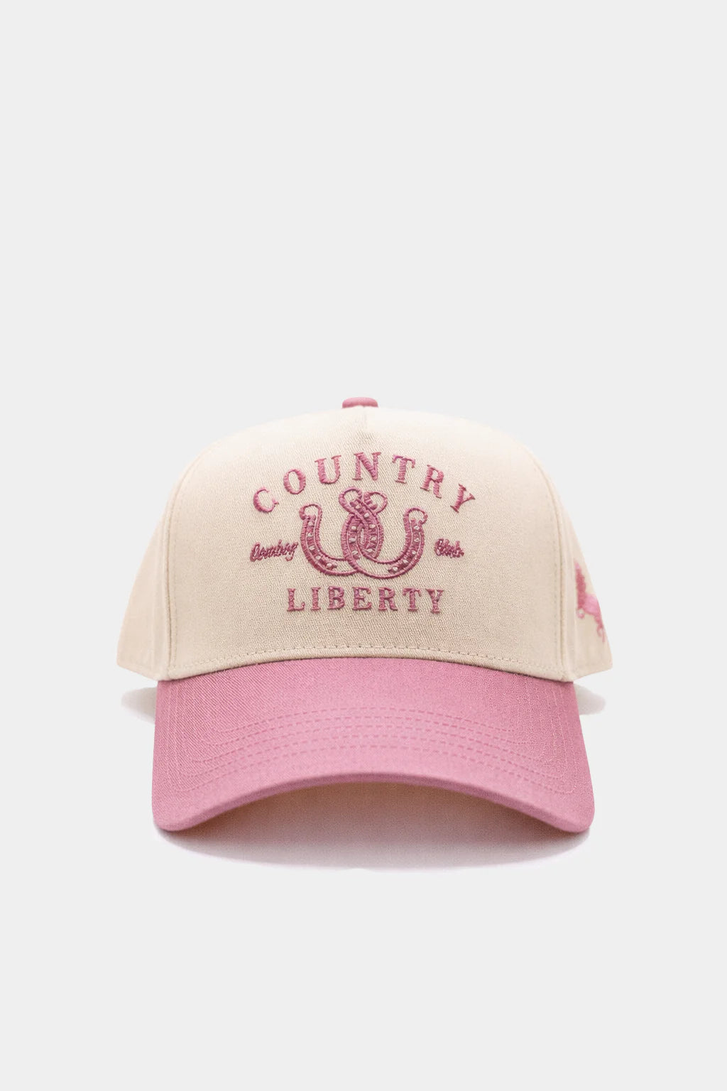 Casquette Lucky You – Naturel/Rose