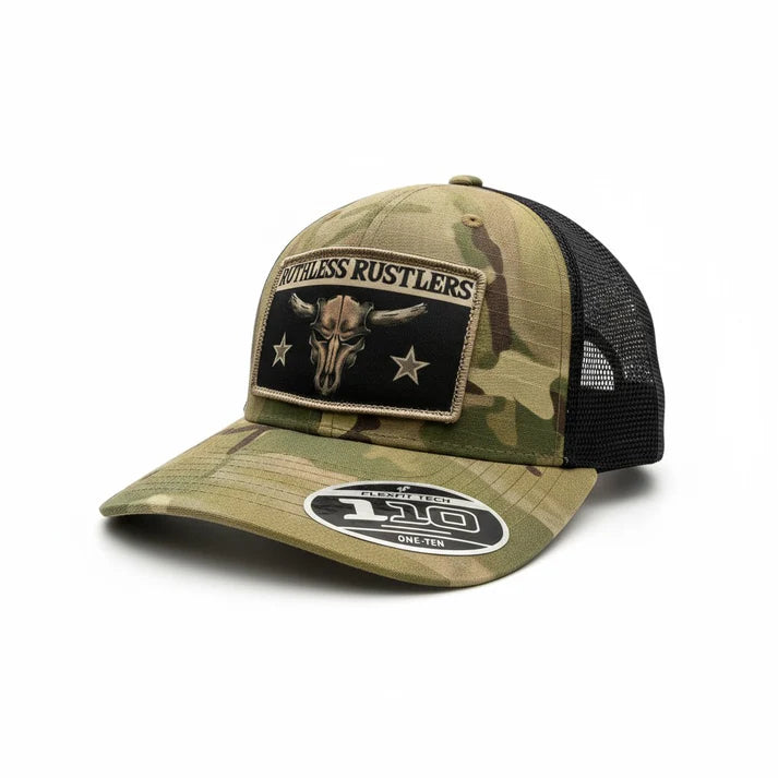 Ruthless Rustlers Maverick Premium Cap | Green Camo