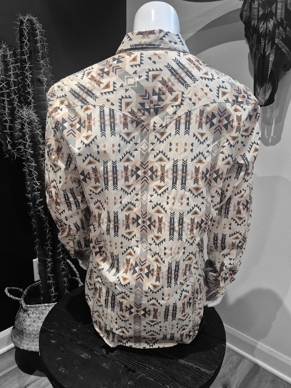 Chemise Aztec Beige Homme