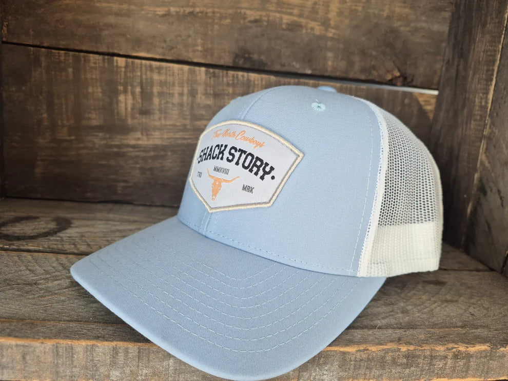 Casquette Patch Blanche Shack Bleu