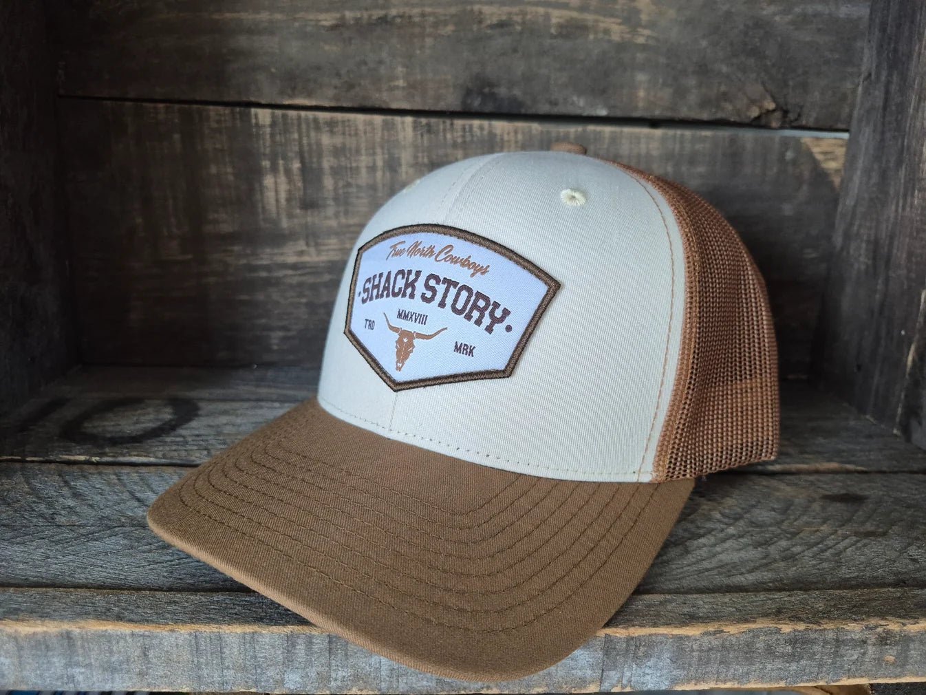 Casquette | White Patch | Khaki/Caramel