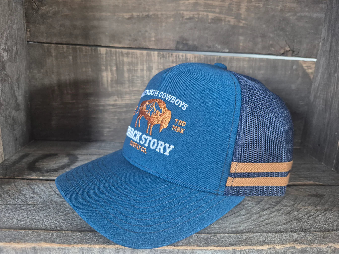 Casquette Bison Bleu