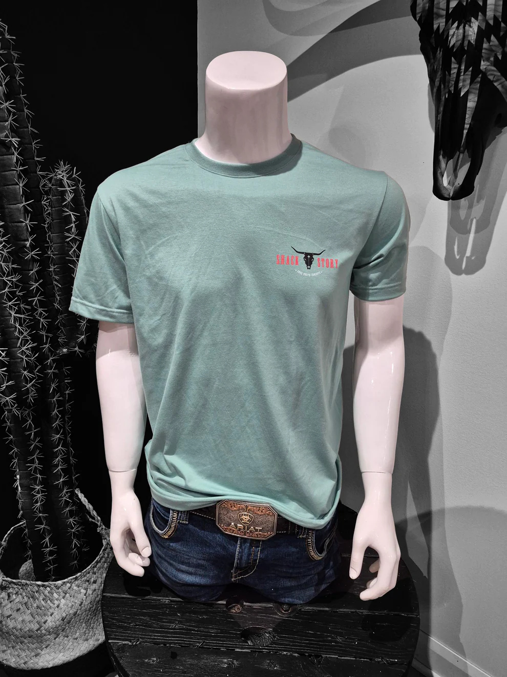 Tshirt Saddle Bronc Vert